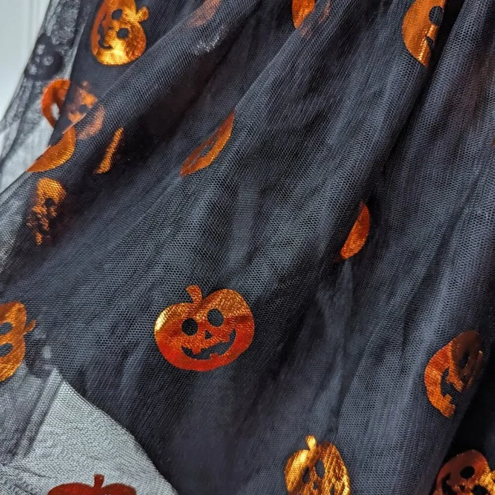 Celebrate Halloween girls pumpkin tutu size large
